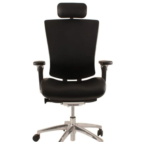 Nefil Leather Office Chair – Ergonomic Chair Front View
