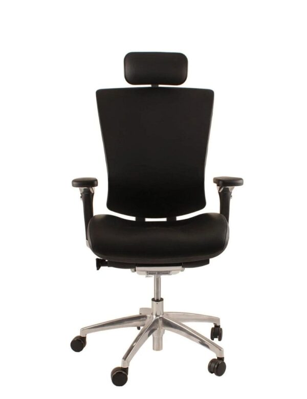 Nefil Leather Office Chair – Ergonomic Chair Front View