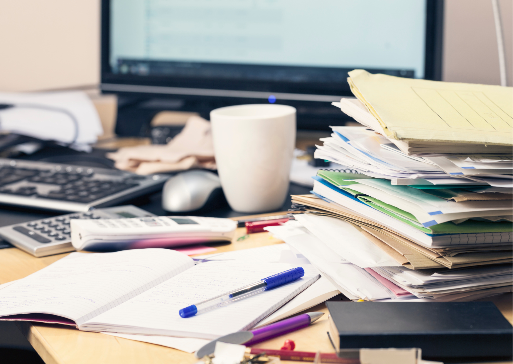Messy workstation